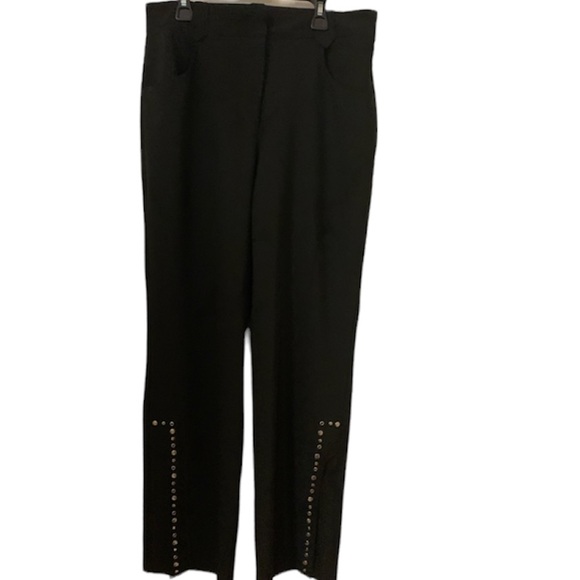 Joesph Ribkoff Studded Dress pant Size 8 - Picture 2 of 10